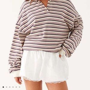 NWT Peppermayo Lace Trim Skort